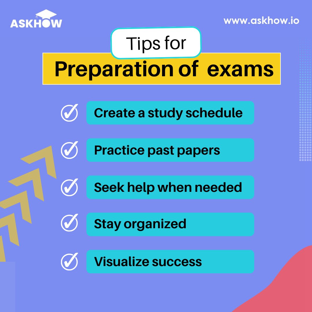 #Effective exam preparation requires #planning, #organization, and focus. 
Here are some tips that can help #students for #preparation of exams:

#studentexampreparationtips #StudentWellbeing #education  #Passion  #studentbenefits #studentmotivation #learning #londonschools