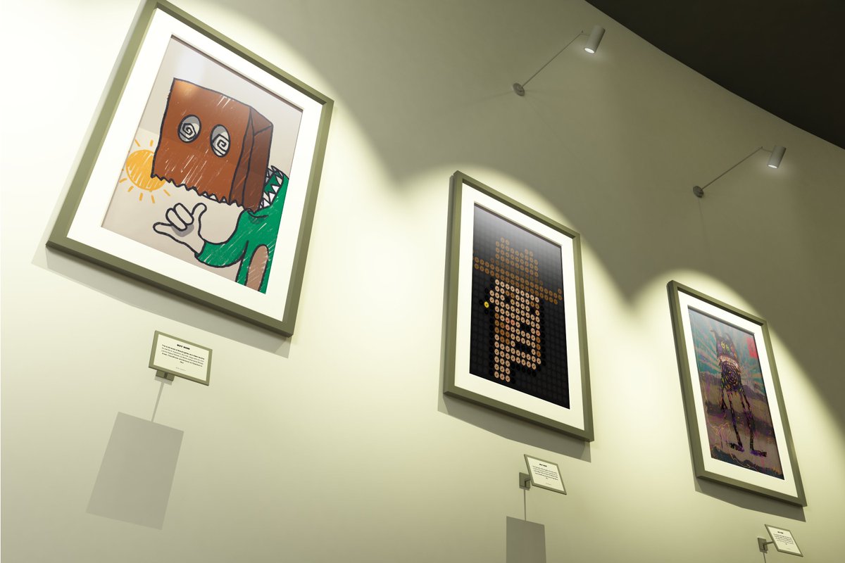 erwinhendriks's tweet image. Just visited the most amazing art gallery at #NFTParis in my dreams!🤩 This art is truly breathtaking and I can't wait to see what the future holds for these #NFTProjects,  #DigitalArt and #WEB3 in general 🎨🇫🇷🌟😉 #NFTart @FridgeFame #CheckPunks #Monsuta #OpepenEdition #LFG