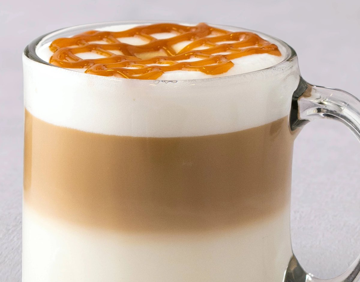 insideeat's tweet image. Did you know that a Caramel Macchiato prepared with whole milk at Starbucks contains:
Granulated sugar,
Dextrose,
Corn syrup,
High fructose corn syrup,
Flavorings,
Soy lecithin,
Vanilla syrup, and potassium sorbate as preservatives?
@StarbucksUK
