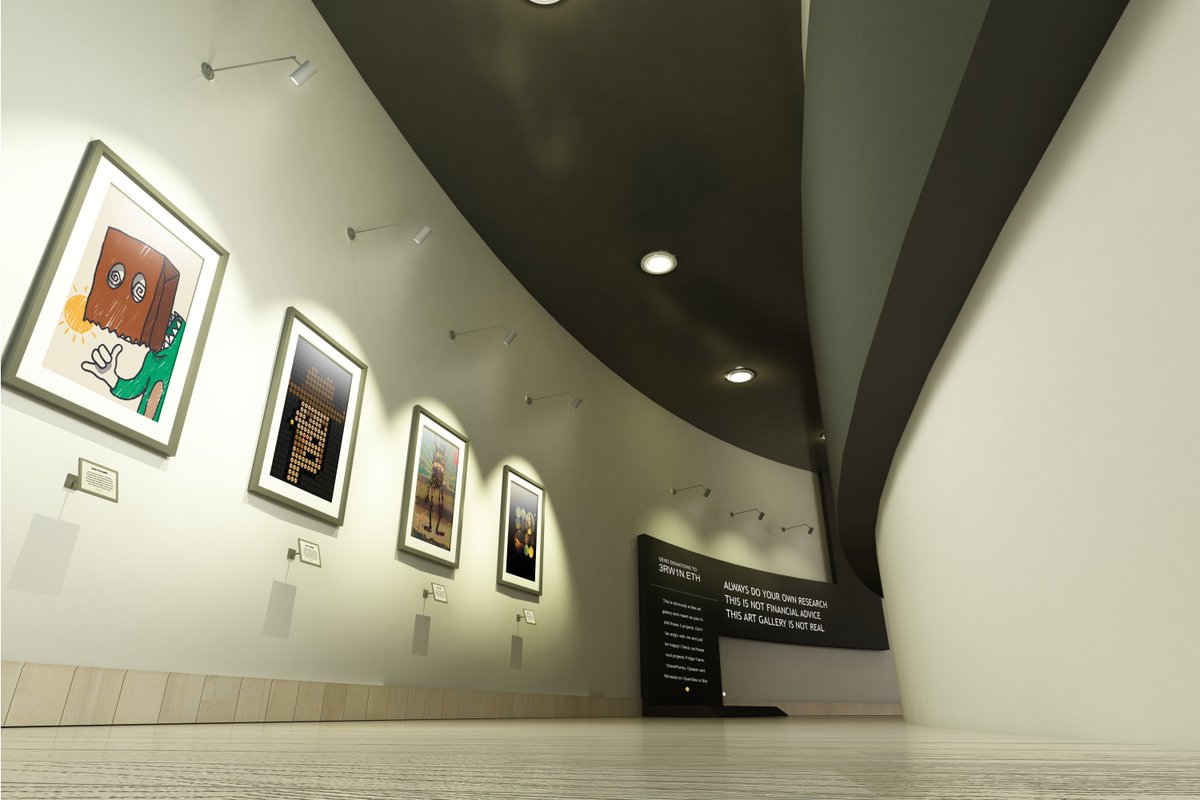 Just visited the most amazing art gallery at #NFTParis in my dreams!🤩 This art is truly breathtaking and I can't wait to see what the future holds for these #NFTProjects,  #DigitalArt and #WEB3 in general 🎨🇫🇷🌟😉 #NFTart @FridgeFame #CheckPunks #Monsuta #OpepenEdition #LFG