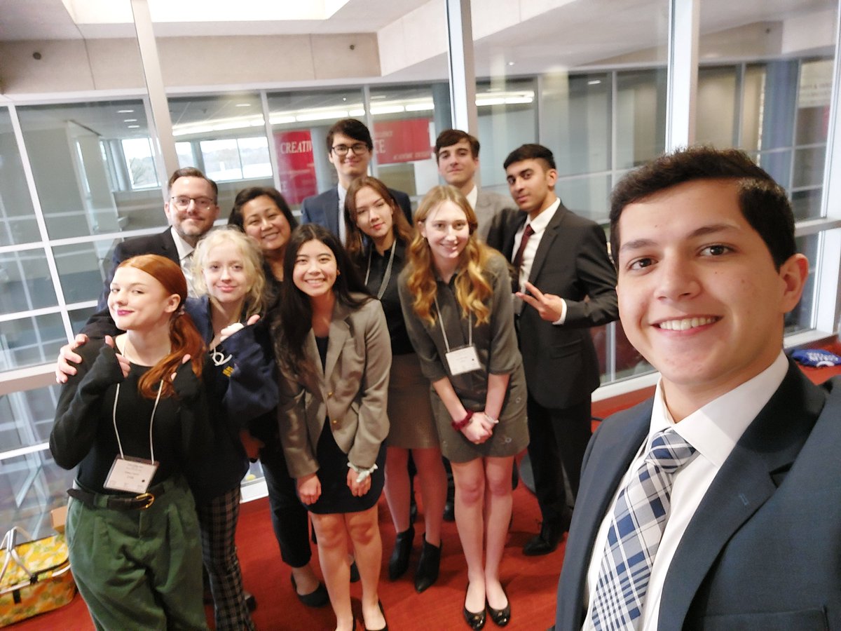 Speech &amp; Interview yesterday, testing and Super Quiz today. JPII AcDec is well into the state competition!