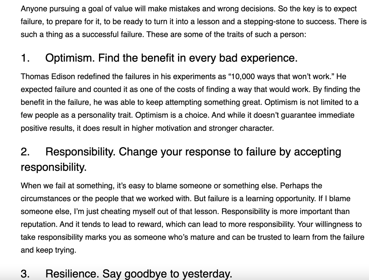 fryed's tweet photo. “I have not failed. I’ve just found 10,000 ways that won’t work.” – Thomas A. Edison
How do you become a "successful failure"? with John Maxwell
https://t.co/XHEmqYaOa5
#edcan #resilience #Optimism https://t.co/RKl9k94saH