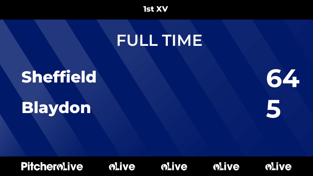 Sheffield RUFC on Twitter "FULL TIME Sheffield 64 5 Blaydon SHEBLA