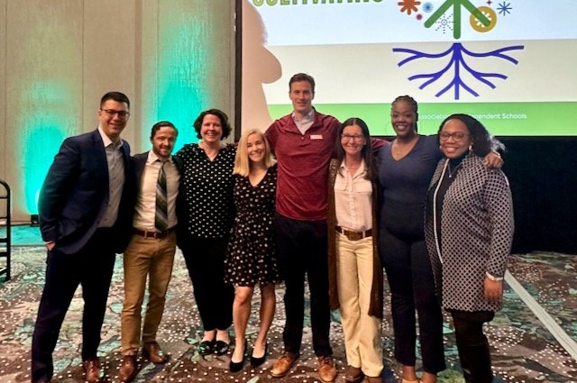 This group of #pechakucha presenters was so much fun to work with. We offered so much support to one another as if we had worked together for years. I feel like this is what @NAISnetwork faculty, staff & admin do so well: Cultivate Community (which btw was the theme of #NAISAC).