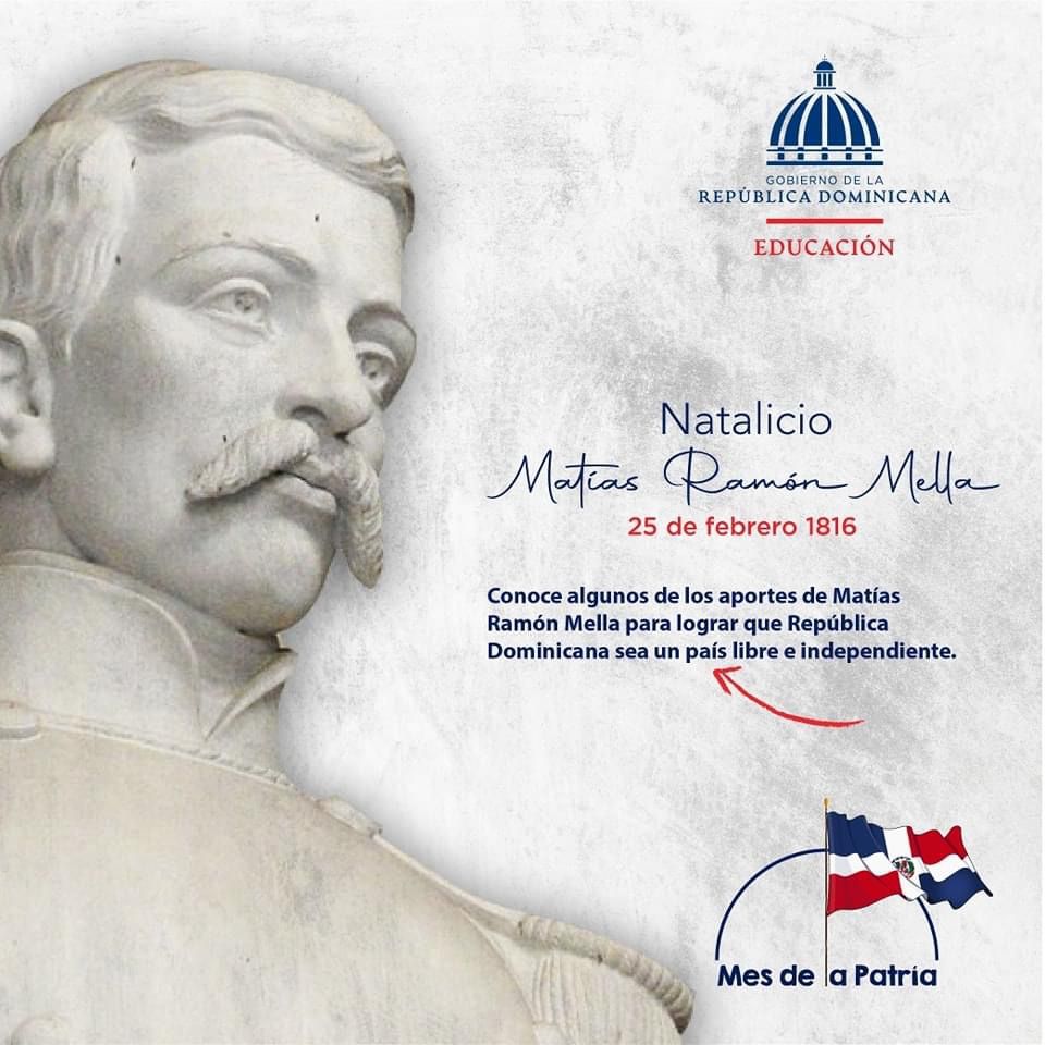 1505Distrito's tweet photo. Honor al Patricio Matias Ramón Mella en su día.

#NatalicioMatiasRamónMella
#LaEducaciónSeTransforma
#AprendamosJuntos
#EducaciónParaVivirMejor 
#Acompáñame 

@felixharvest 
@ValeraGus https://t.co/XdPrxXuWSz