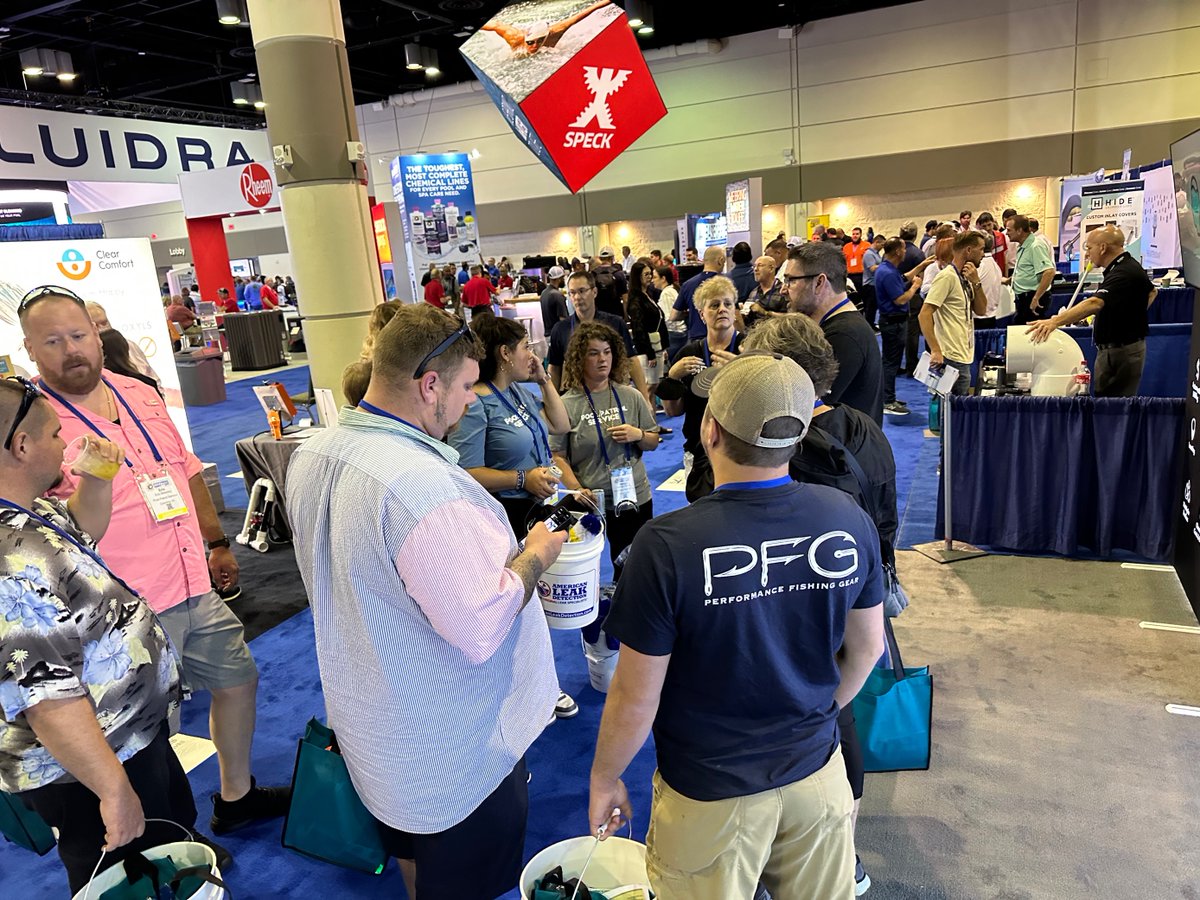 PoolBrainApp's tweet image. The 2023 Everything Under the Sun Expo has started! If you are in Orlando, stop by our booth (414) and meet the team. Get a demo from Adam or Matt and you'll see why leading pool companies choose Pool Brain. 😎 #poolcompanysoftware #poolservicesoftware
