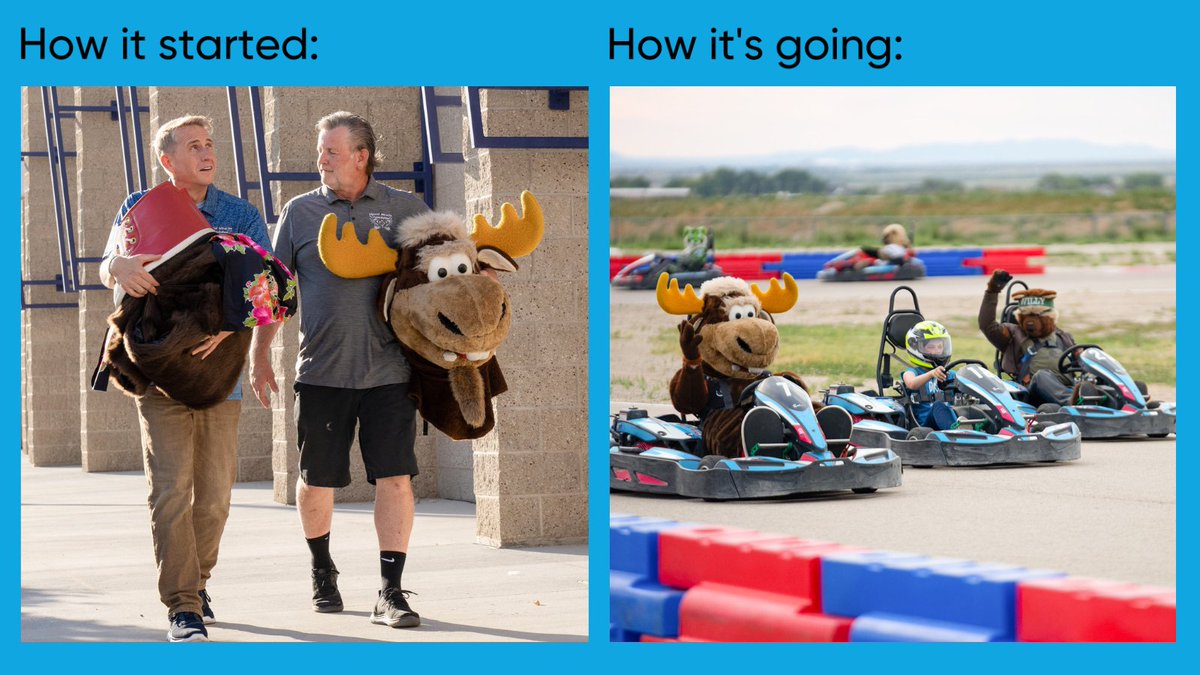 BYUtv's tweet photo. Tomorrow on @makinggoodtv, Kirby gears up to work with @MascotMiracles! 🏎️ Tune in from the free BYUtv app! 📱 #MakingGoodTV #BYUtv https://t.co/iLSZbAOUTx