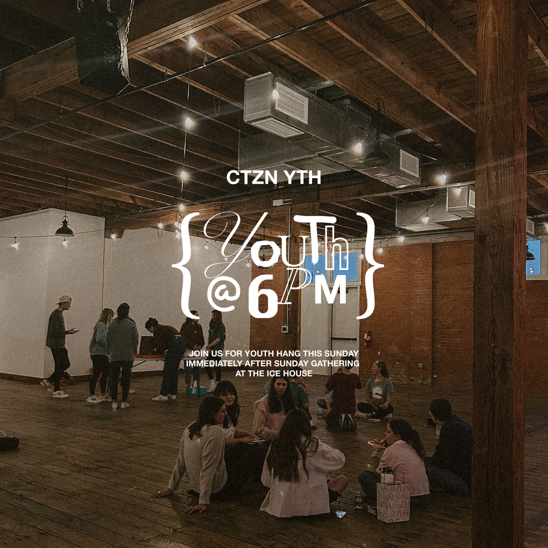 Tomorrow! 6pm! Youth! Be there or be square!