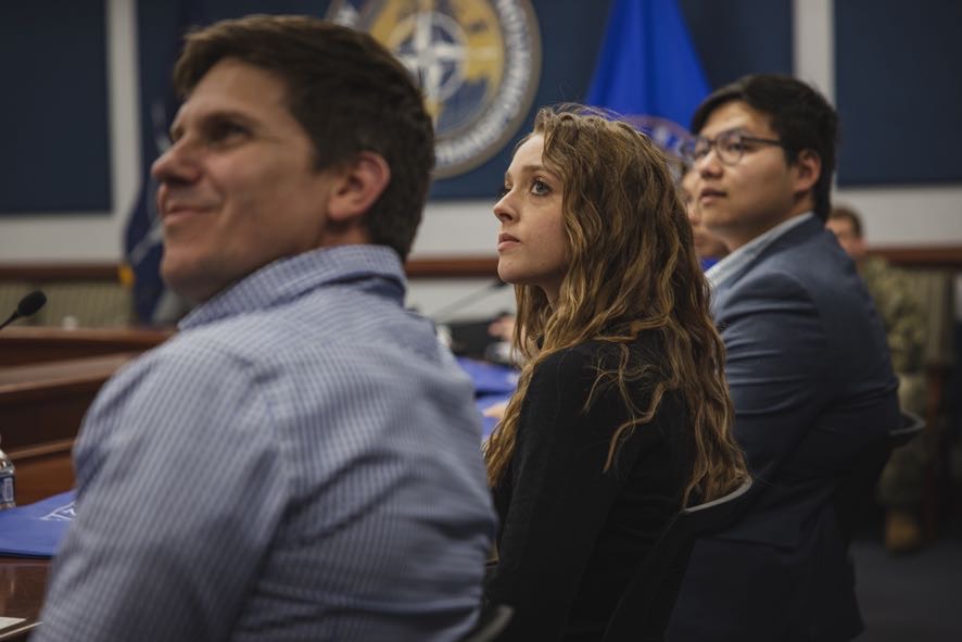 NATO ACT (@nato_act) on Twitter photo A group of <a href="/williamandmary/">William & Mary</a> University students visited <a href="/NATO_ACT/">NATO ACT</a> to explore NATO's mission and the challenges the Alliance faces in the changing security environment. Among other tasks, <a href="/NATO_ACT/">NATO ACT</a> plays an essential role in educating future security leaders.
#WeAreNATO A group of <a href="/williamandmary/">William & Mary</a> University students visited <a href="/NATO_ACT/">NATO ACT</a> to explore NATO's mission and the challenges the Alliance faces in the changing security environment. Among other tasks, <a href="/NATO_ACT/">NATO ACT</a> plays an essential role in educating future security leaders.
#WeAreNATO