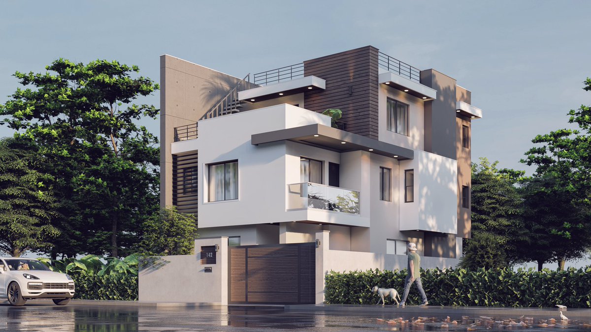 RootnineS's tweet photo. Render to Reality. Designed and supervision by @RootnineS . Residence at New Thimi. https://t.co/gPJD1NYmsg
