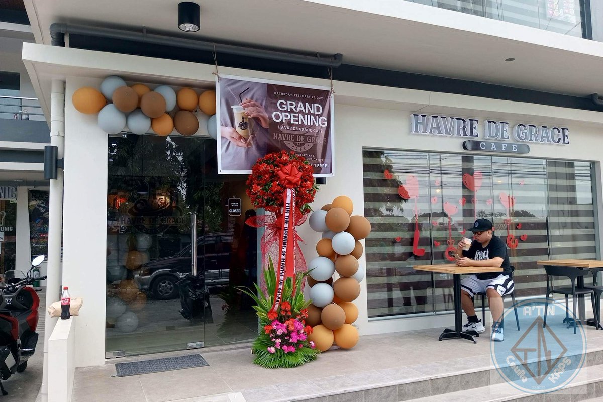 CaviteKaps's tweet photo. We are happy to witness the Grand Opening of Havre De Grace
Congratulations Nase Family, sending our love - A'TIN CAVITE KAPS
📍Urban Hub Leguab 1, Carsadang Bago 2, Imus, Cavite.
⌚Tue-Sat | 12nn - 10pm
⌚Sun | 1pm - 10pm
@imszmc #SB19_PABLO @HDGCafe #HDGCafe https://t.co/FeqidPYh1v