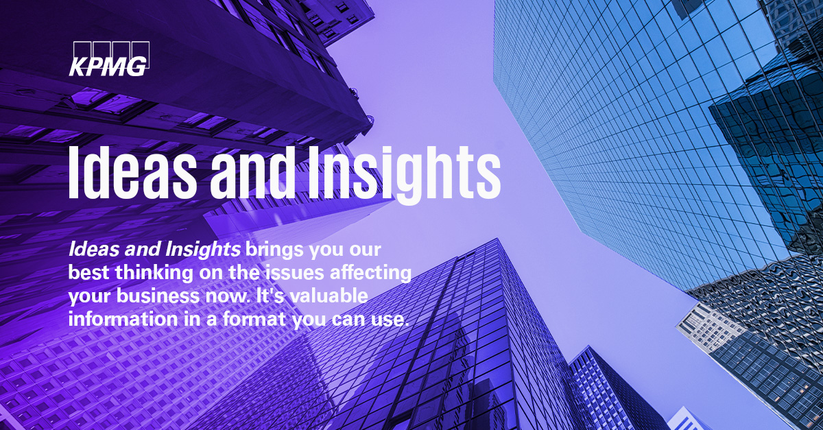 KPMG_US's tweet photo. Stay in the know with Ideas and Insights. Discover hot topics, tax news, and regulatory news from KPMG. https://t.co/X4hAPFqxNR #KPMGFS #financialservices #hottopics https://t.co/4DORLsHpMp