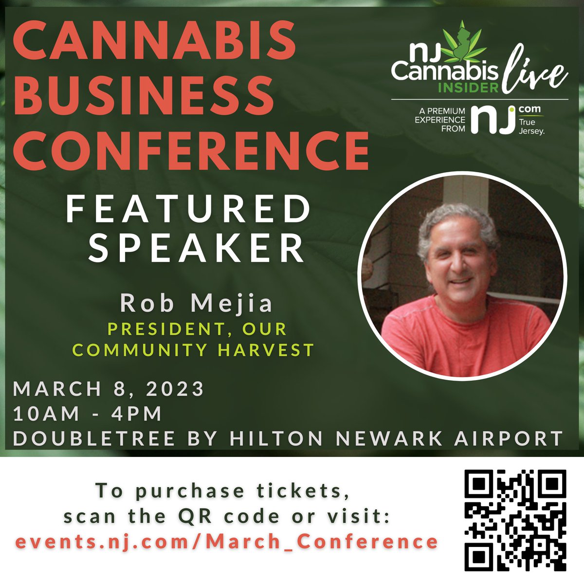 Join NJ Cannabis Insider Live and me at NJ’s 1st major cannabis business conference of 2023! This insightful day features an impactful combo of general sessions, breakout discussions, networking & vendor exhibits. Use MEJIA15 for 15% discount! #NJCannabis events.nj.com/March_Conferen…