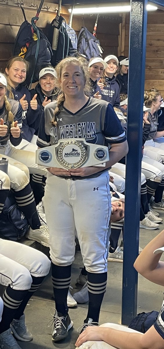 Yesterday’s BAB went to Freshman Emma Adams after her first college win and first no hitter!
