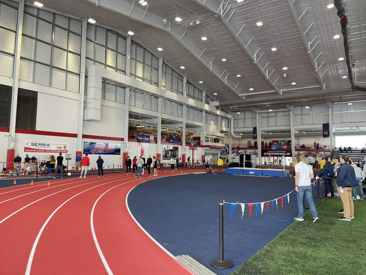 Excited to kick off Day #1 of hosting the @GLIACsports 2023 Indoor Track and Field championships this weekend here at @SVSU! @NCAADII @NCAATrackField #wherechampionscompete #makeityours