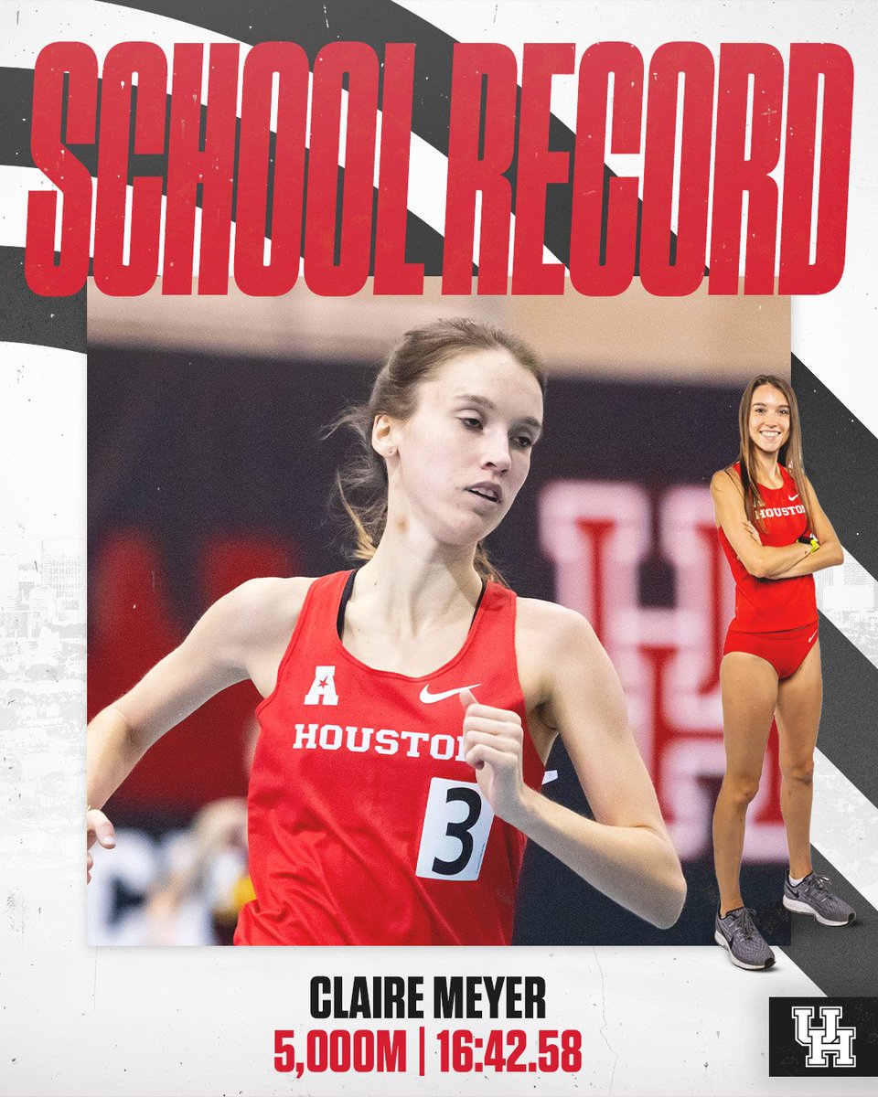 Another record topples! 

Claire Meyer breaks the school record by 11 seconds!!! ELEVEN!!

#HTownSpeedCity
