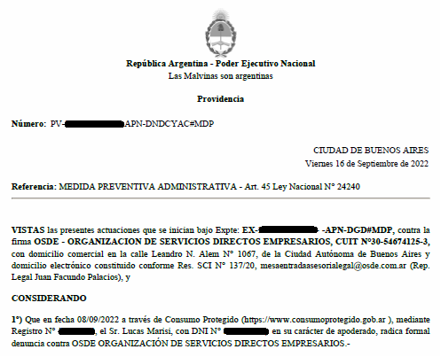 consuaccionok's tweet photo. Importante Precedente Consumeril:
La Justicia Nacional en lo Comercial, reconoce la validez de las medidas preventivas dictadas por la Dirección Nacional de Defensa del Consumidor y ordena su cumplimiento mediante el proceso de ejecución bajo apercibimiento de imponer astreintes https://t.co/vyvdkhRqPF