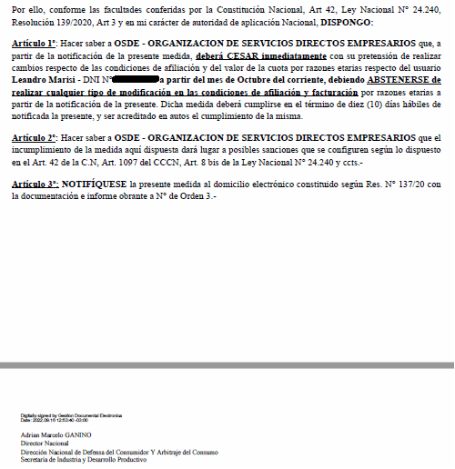 consuaccionok's tweet photo. Importante Precedente Consumeril:
La Justicia Nacional en lo Comercial, reconoce la validez de las medidas preventivas dictadas por la Dirección Nacional de Defensa del Consumidor y ordena su cumplimiento mediante el proceso de ejecución bajo apercibimiento de imponer astreintes https://t.co/vyvdkhRqPF