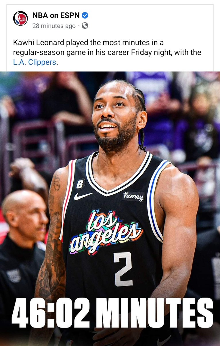 ronaman35's tweet photo. Next game for Kawhi, three weeks from now. #loadmanagement #manageload #NBA #ClipperNation https://t.co/CcIzI61Bce