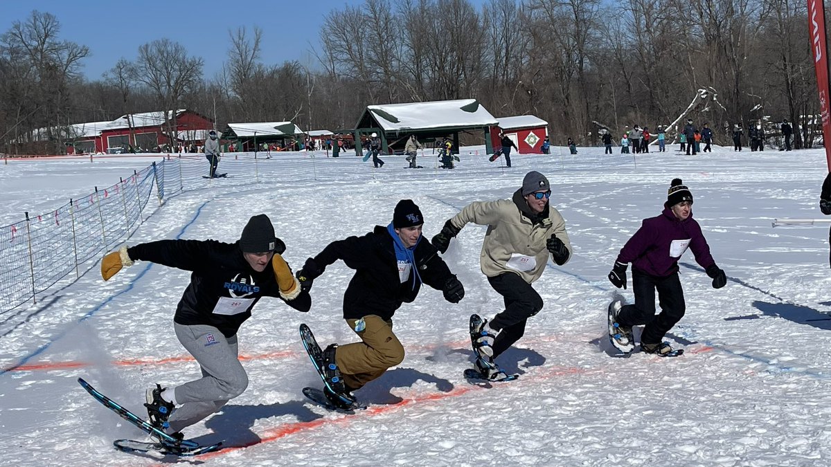 DarrenSchuler's tweet photo. Proud of our @unified_wm athletes that competed in the @SOMinnesota State Snowshoe Event today at Wild Mountain. Plenty of snow and great teamwork today. Go Royals! @WMRoyalsAD #OwnTheCrownWM #inclusion https://t.co/LC48e4qlon