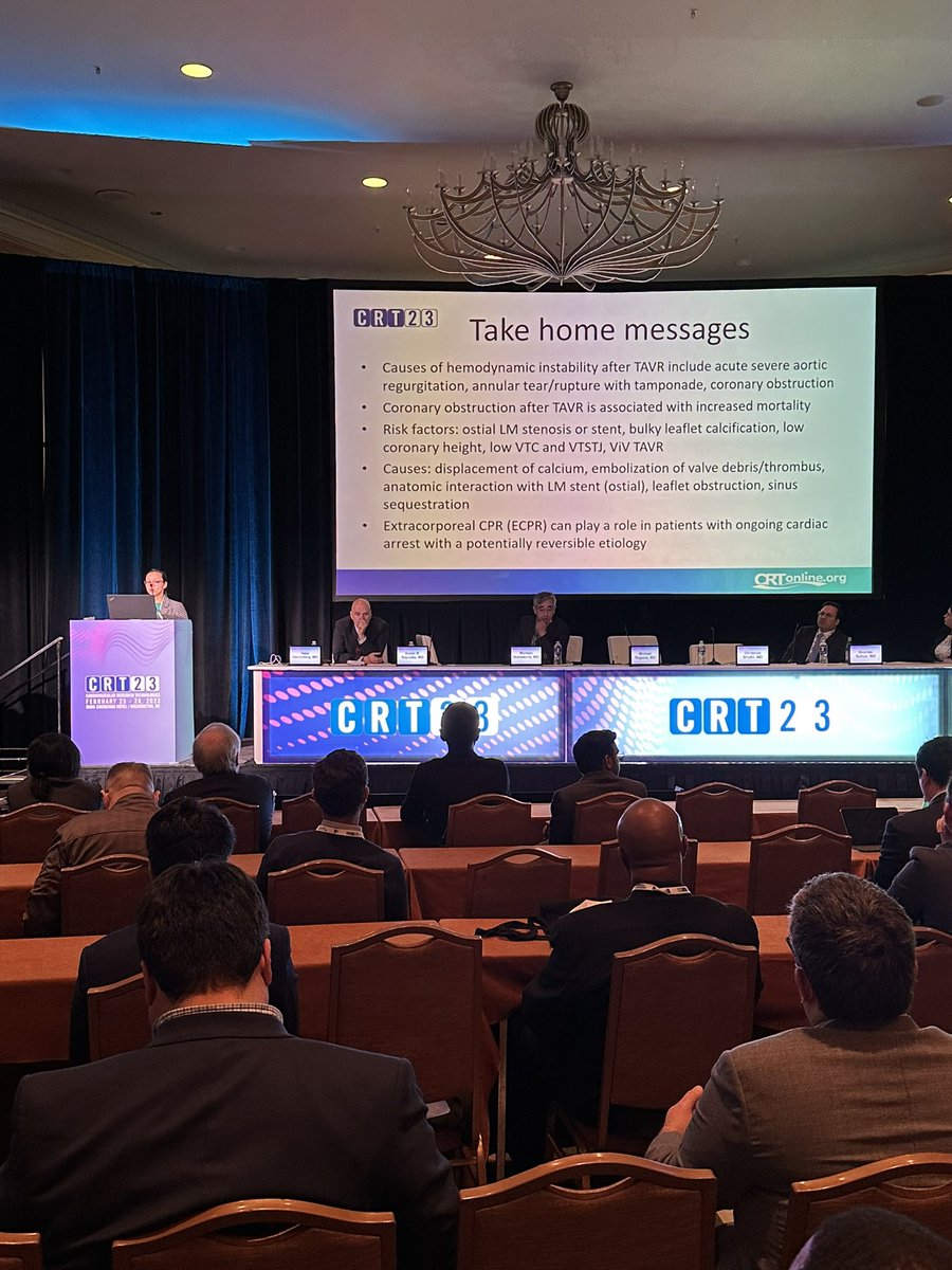A solid presentation of an incredible post TAVR save at #CRT2023 in DC by my rockstar co fellow @kleechuyMD and team @LLUHealth