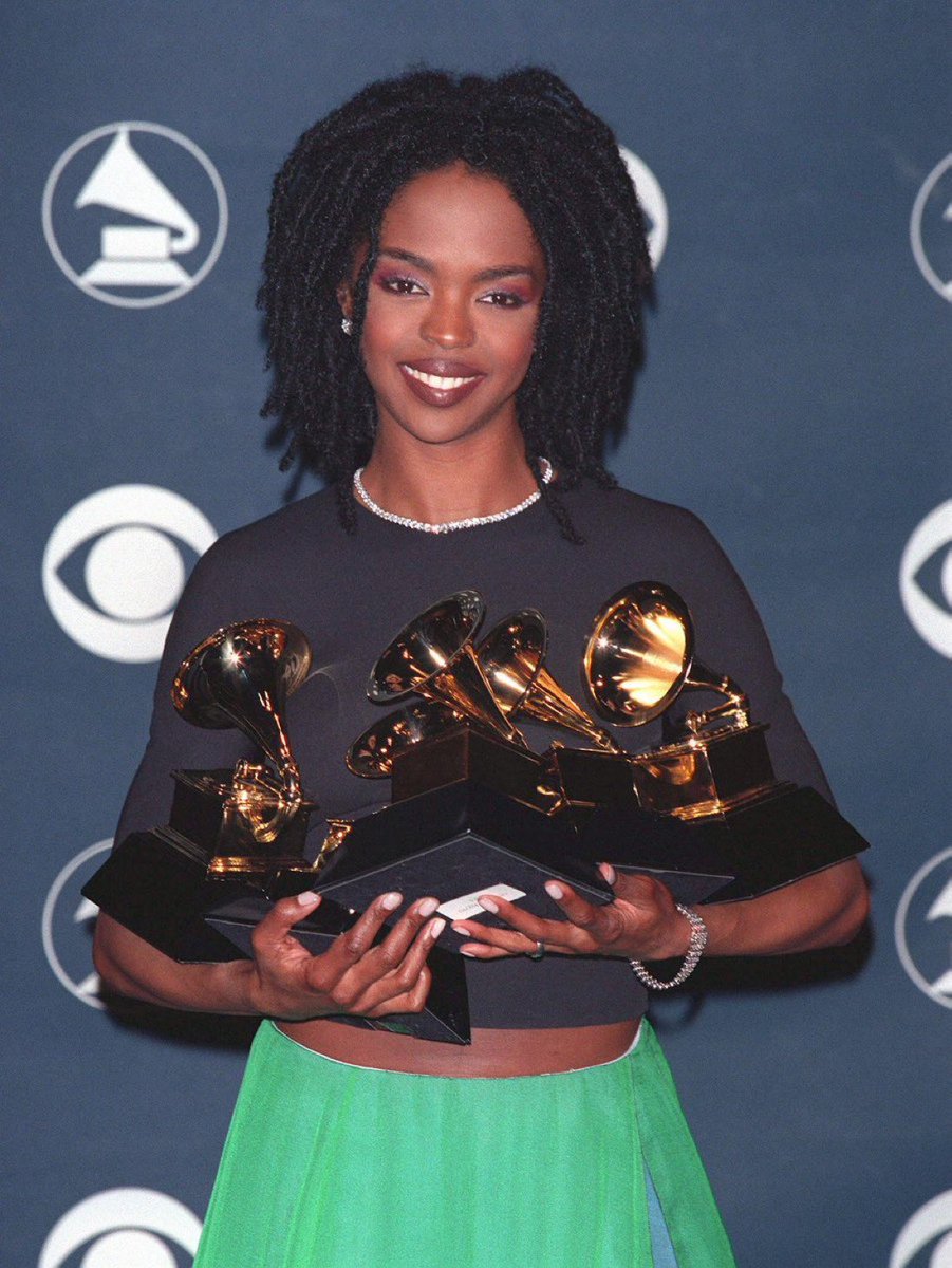 outsiderspod20's tweet photo. In 1999, Lauryn Hill won 5 Grammy’s &amp; became the first hip-hop artist to win a Grammy for Album of The Year 🏆 #Blackhistorymonth https://t.co/nTcRT0iD92