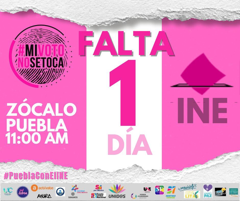 othonmx's tweet photo. Hace un año defendimos nuestra #UDLAPLibre. Ahora toca defender nuestra democracia #YoDefiendoAlINE26deFebrero nos vemos en el zócalo de Puebla https://t.co/Ew0hoAps8A