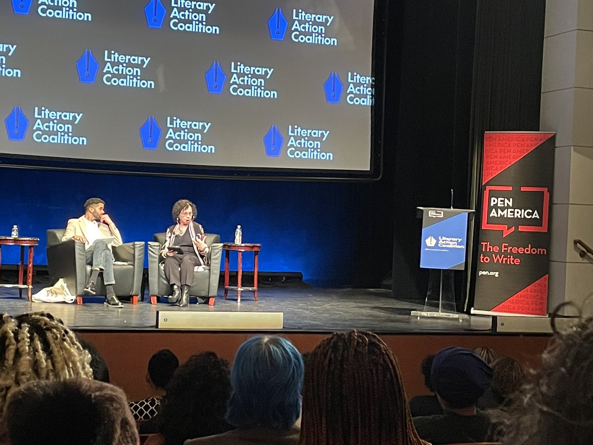 Dru Menaker (@drumenaker) on Twitter photo Banning books is about the ideas inside them, says Iris Morales tracing her history of activism, writing and publishing in conversation with <a href="/Heredia_Alej/">Alejandro Heredia</a> of <a href="/PENamerica/">PEN America</a> at NYC Literary Action Coalition summit Banning books is about the ideas inside them, says Iris Morales tracing her history of activism, writing and publishing in conversation with <a href="/Heredia_Alej/">Alejandro Heredia</a> of <a href="/PENamerica/">PEN America</a> at NYC Literary Action Coalition summit