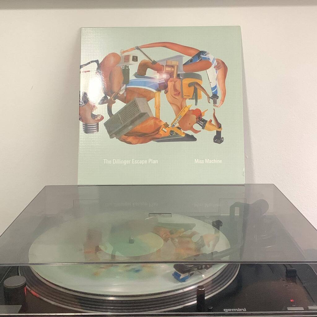 xanymorex's tweet photo. The Dillinger Escape Plan - Miss Machine #thedillingerescapeplan #missmachine #relapserecords #partysmasherinc #dep #nowspinning #instavinyl #coloredvinyl #vinyligclub #vinyl #vinylgram #vinyljunkies #vinyladdict #vinylcollection #recordoftheday #vinylpo… https://t.co/AketTvCWEo https://t.co/LtAx96PiXH