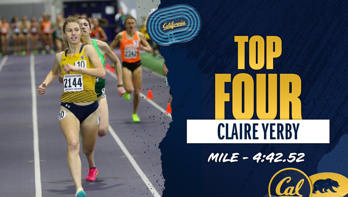 📈📈📈

Junior Claire Yerby PRs for the second straight meet and lowers her mile time to 4:42.52 - 4th all-time in program history!!

#GoBears🐻