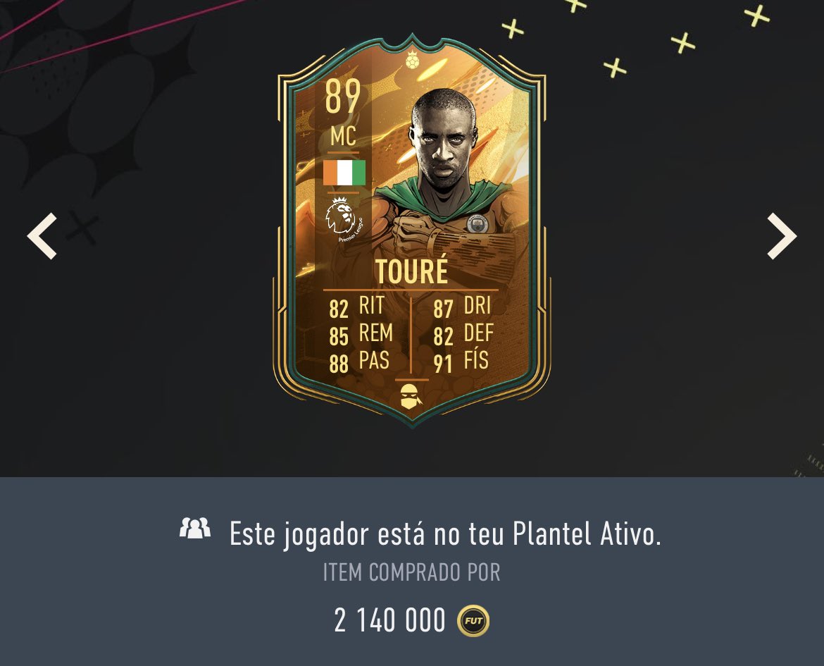 MiguelFut16's tweet photo. Yaya Touré bought for 2.1M, sold for 3.1M

Mbappé 93 bought for 2.9M, sold for 4.2M

😂😂 let’s sell the coins https://t.co/JJoWiyu1Go