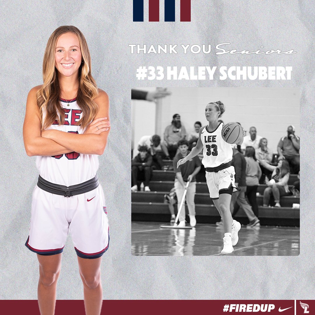 Thank you, Haley! 🤍🫶

In 5 years as a Lady Flame (so far) 

2,172 points (#3 all-time)
510 assists (#3 all-time)
522 rebounds (#23 all-time)
306 steals

Notes:
<a href="/GulfSouth/">Gulf South Conference</a> Freshman of the Year ‘19
3x All-GSC First Team (4x, soon…) 

One of the best Lady Flames ever. 🐐🗣️