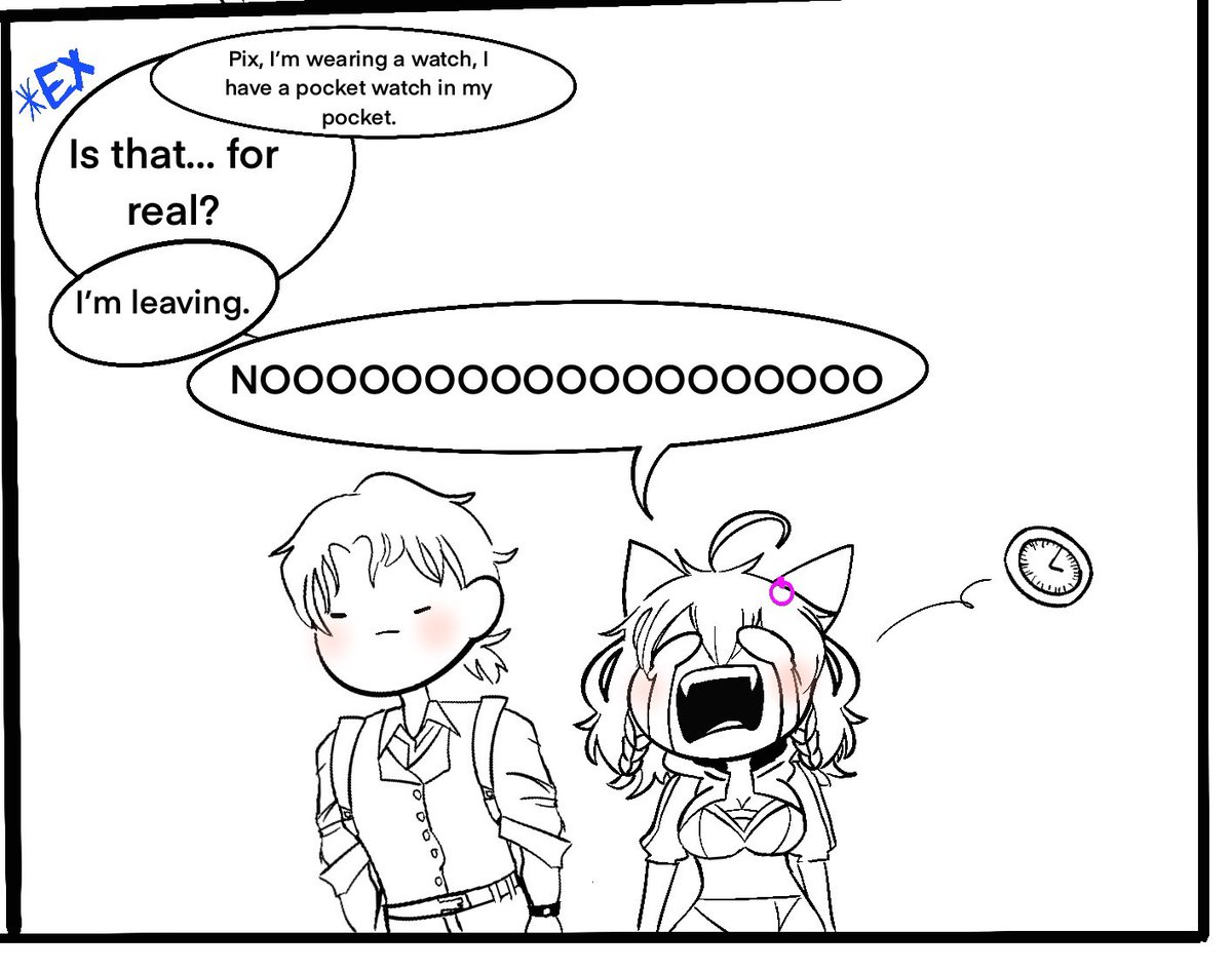 ac_azari's tweet photo. Funny comic time! From a real time twitch stream from PixcatOS! God I love her adorable self and her cute funny moments.

She was playing Silent Hill! Definitely catch her when she plays, it’s a blast!
#Pixillust #detectivedrip https://t.co/xkCKkXtML2
