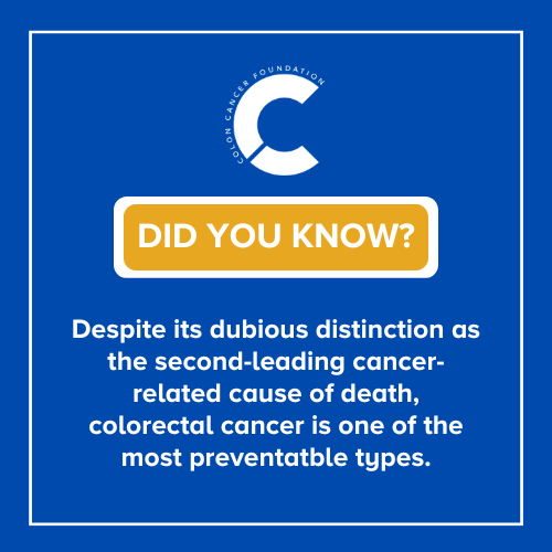 ColonCancerFdn's tweet photo. Most of the time, CRC develops from polyps in the colon and rectal lining. Early detection and removal of these polyps can prevent cancer entirely. #LetsGetScreened https://t.co/bcLLxzuLz1
