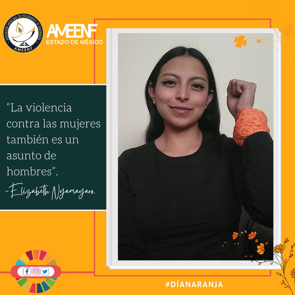 AMEENFEdoMexico's tweet photo. β¨π§‘ El #DΓaNaranjaπ§‘β¨ Busca movilizar a la opiniΓ³n pΓΊblica y gobiernos para emprender acciones concretas con el fin de promover y fomentar la cultura de no violencia.
π§‘ El color representa el futuro brillante y optimista libre de violencia contra las mujeres y niΓ±as.
#OECyP https://t.co/9vyyvjkhZy