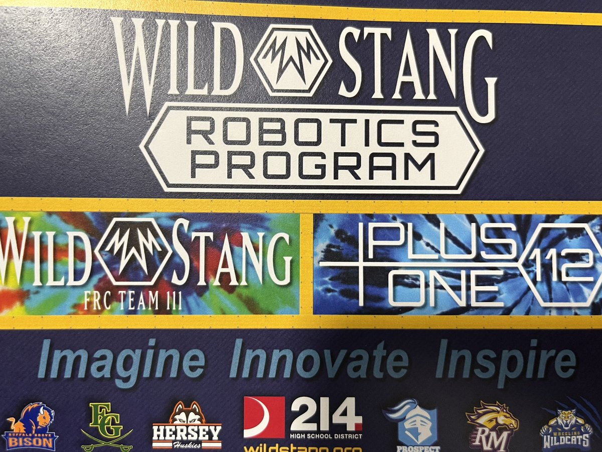 FrankMirandola's tweet photo. Project-based learning at its finest! The problem solving, engineering, and teamwork exhibited by @111wildstang & @112plusone is real world learning for the next generation of leaders. #EveryKnight @District214 https://t.co/NDCN5UXLxh