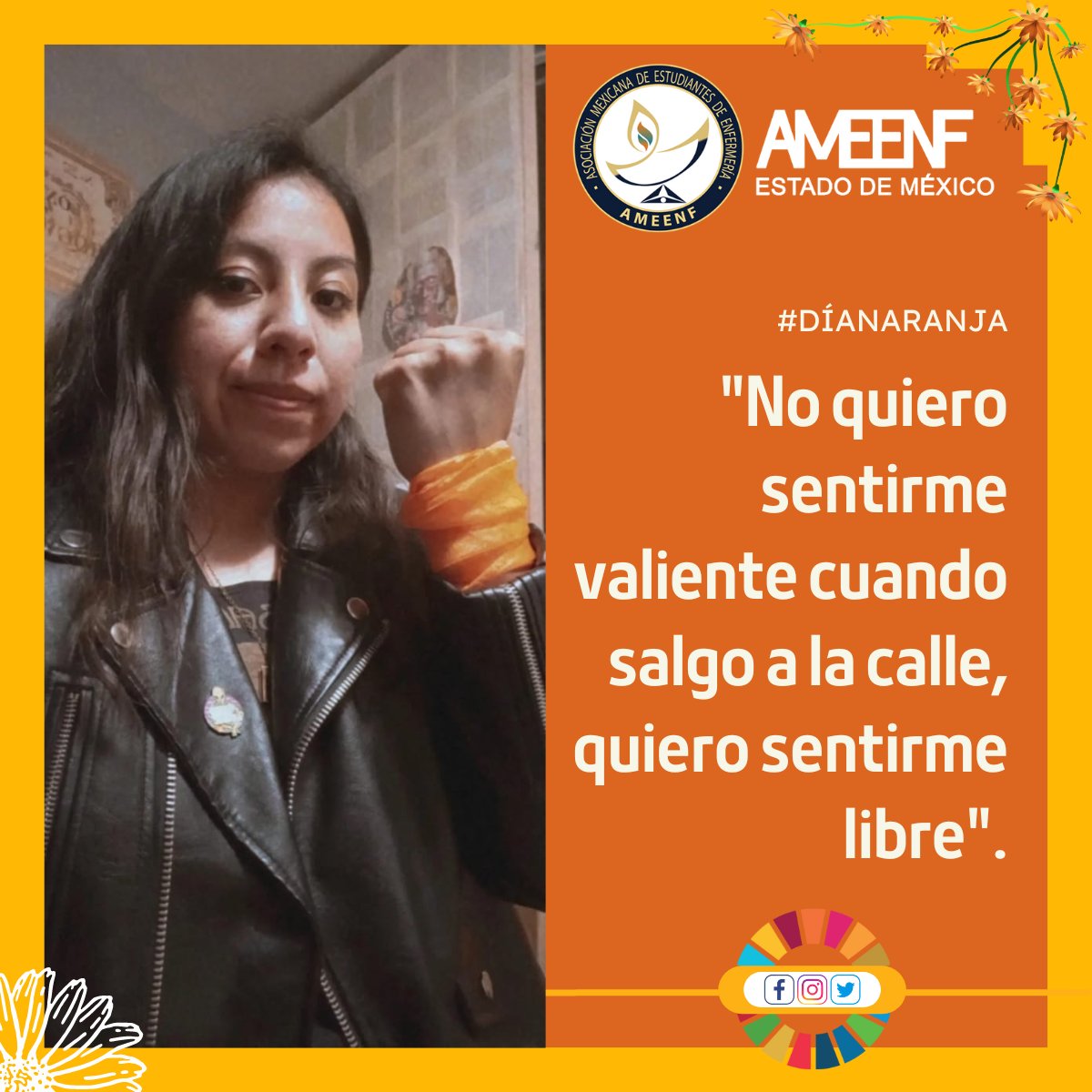 AMEENFEdoMexico's tweet photo. β¨π§‘ El #DΓaNaranjaπ§‘β¨ Busca movilizar a la opiniΓ³n pΓΊblica y gobiernos para emprender acciones concretas con el fin de promover y fomentar la cultura de no violencia.
π§‘ El color representa el futuro brillante y optimista libre de violencia contra las mujeres y niΓ±as.
#OECyP https://t.co/9vyyvjkhZy
