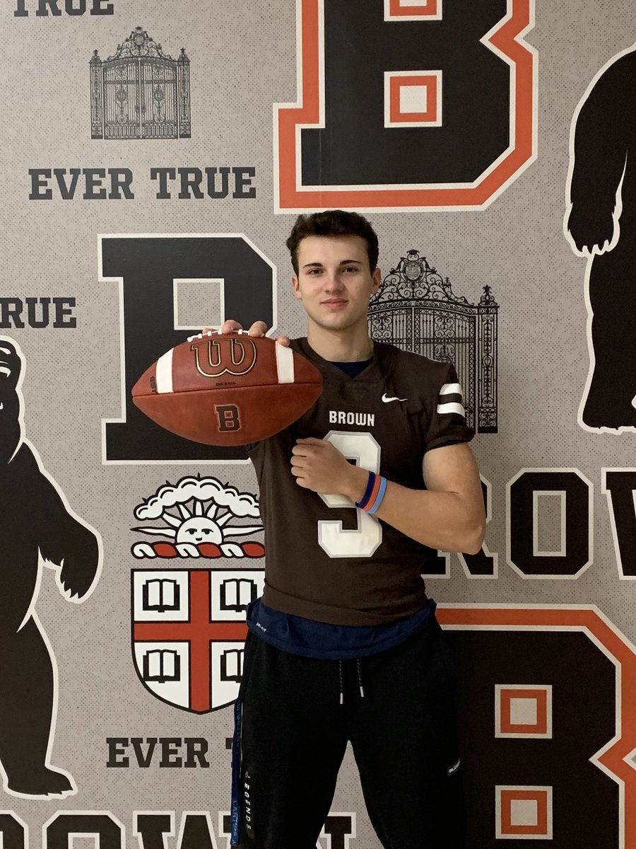 NickCaro4's tweet photo. Thank you @CoachW_Edwards @BrownHCPerry @coach_marini for an amazing visit today @BrownU_Football @M2_QBacademy @CburyFootball https://t.co/XJaFpJjkAJ
