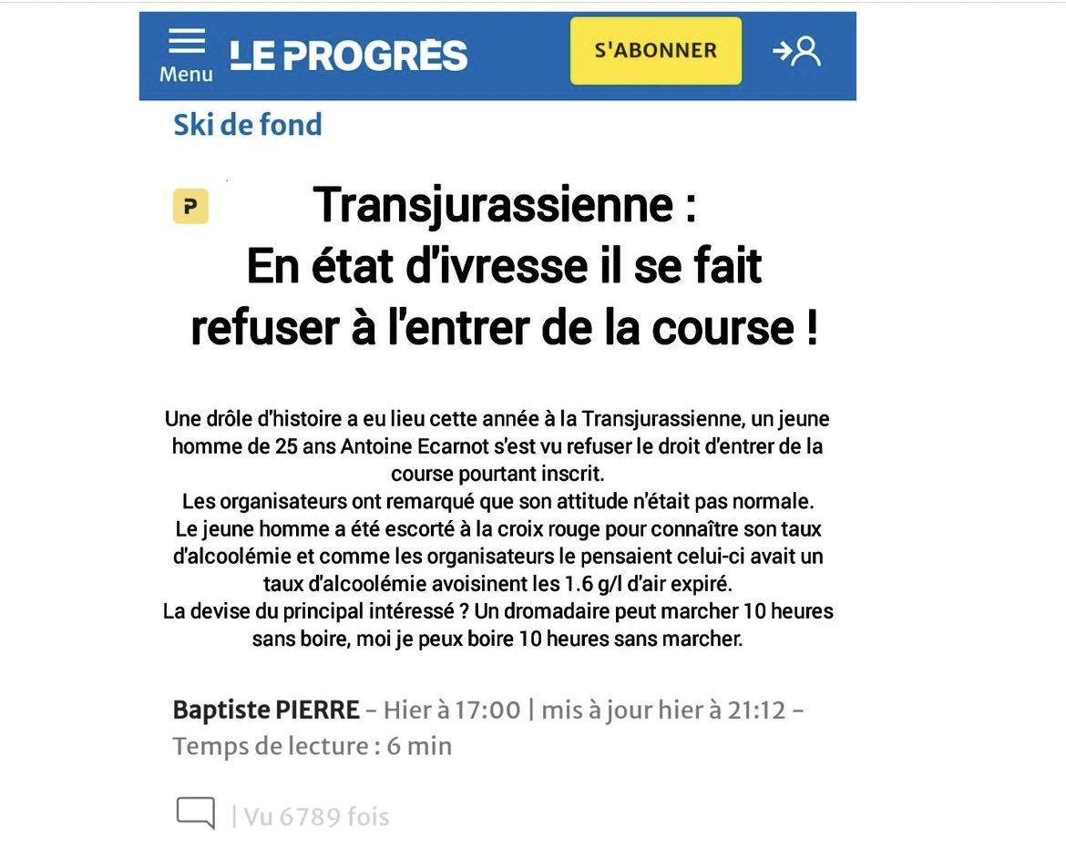martinfkde's tweet photo. Dites moi que c’est un article de @le_gorafi 😂😭 @Le_Progres https://t.co/3PRBuc1Da4