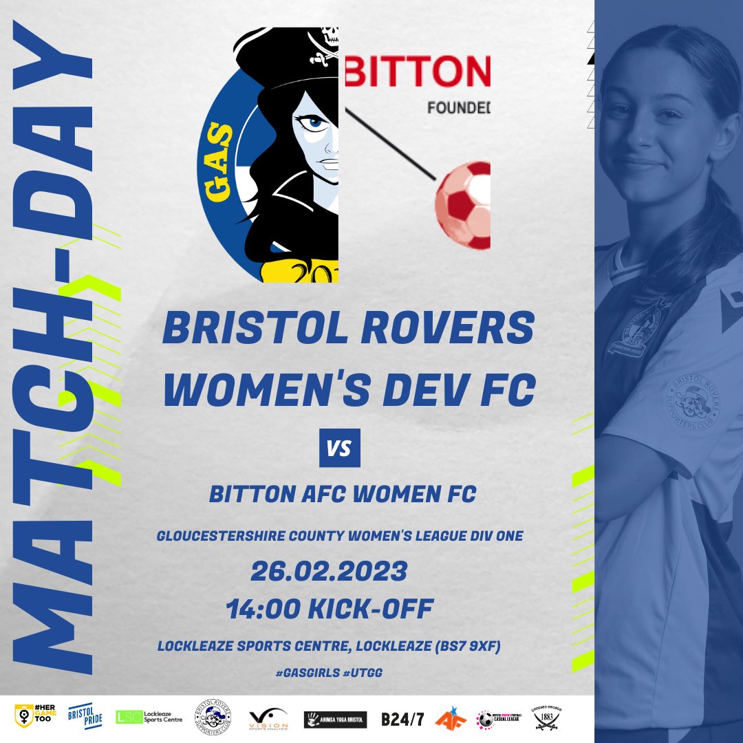 🔵⚪ Dev Team Matchday! 🆚 @Bitton_Ladies 🏟 @LockleazeSport (BS7 9XF) 🏆 @GCWFL Div One 🕑 Kick-Off 2pm #UTGG