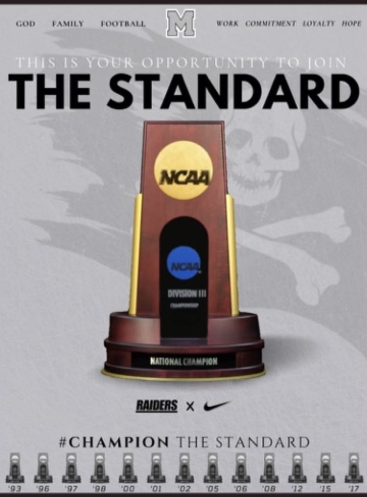 Thankful to receive my third opportunity to play on the next level from Mount Union <a href="/ford_alonzo/">Coach Zo</a> <a href="/CoachJBrittain/">Jason Brittain</a>