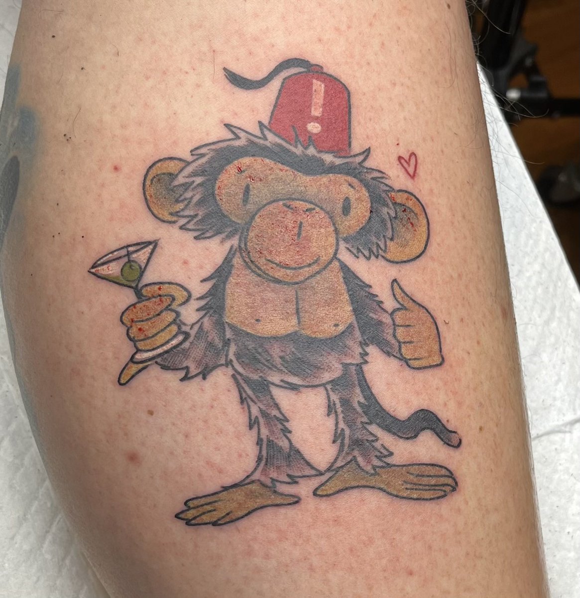 holenko88's tweet photo. @NapoleoniFabio @UkrTattooBarbie thanks Katherine for making Frank come alive from Fabio’s sketch and an awesome tattoo https://t.co/LiyIu2Kwwl