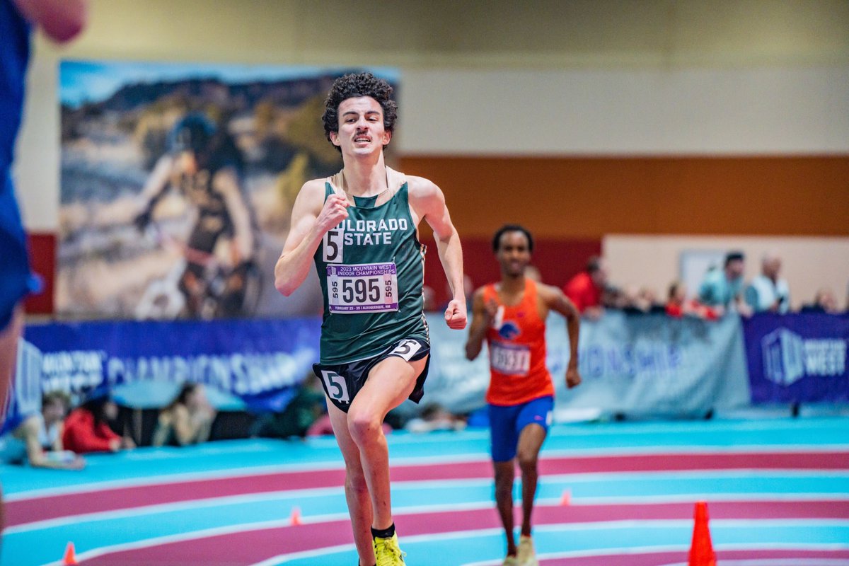 Michael Mooney places second in the men's 3K with a time of 8:12.24 seconds!🥈

#Stalwart x #CSURams