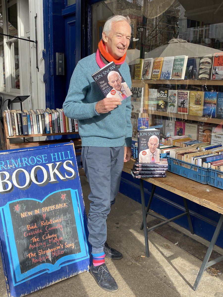 Always good to see another freelance writer going about touting their wares. <a href="/jonsnowC4/">Jon Snow</a> signed copies available at <a href="/PHBookshop/">Primrose Hill Books</a>