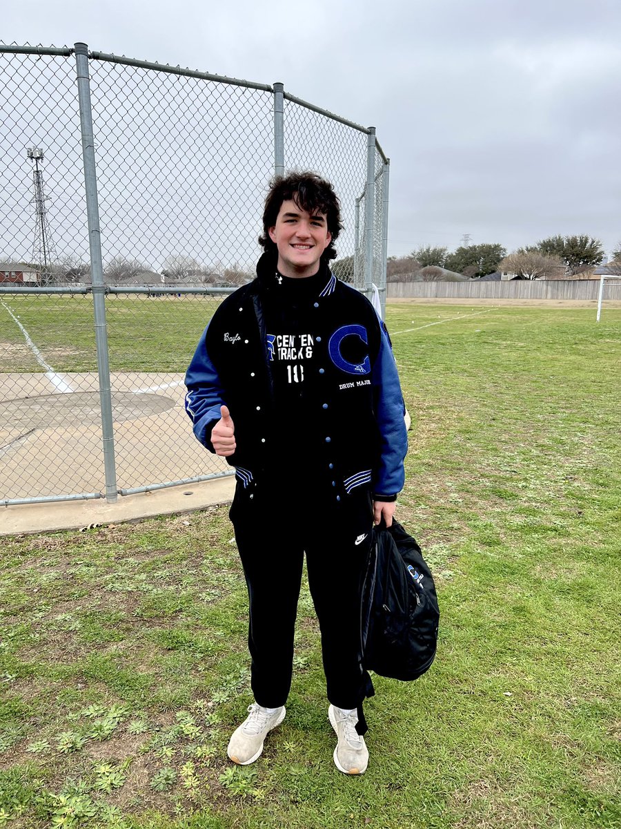 Good meet today with <a href="/CHSSpartanTrack/">𝐂𝐞𝐧𝐭𝐞𝐧𝐧𝐢𝐚𝐥 𝐓𝐫𝐚𝐜𝐤 & 𝐅𝐢𝐞𝐥𝐝</a> ! PR and top 6 with Joey and Hayden!!!