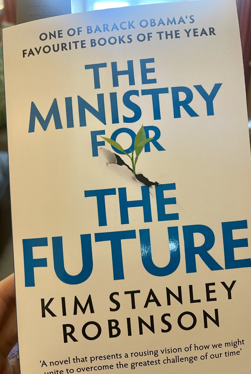NicolaSturgeon's tweet image. Late to this novel, but enjoying it - if you’re convinced, as I am, about the urgency of tackling climate change but want hopeful solutions rather than despair, I’d recommend reading this