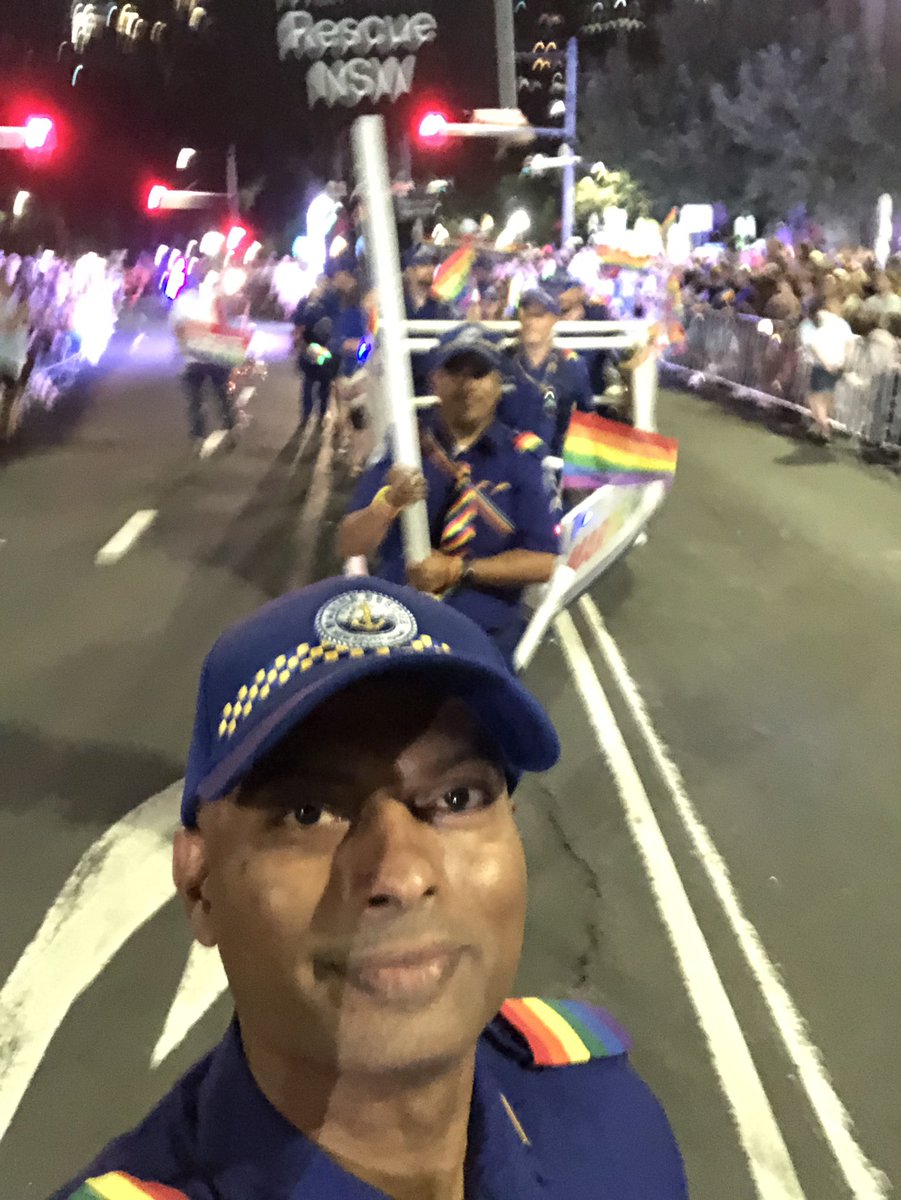KumarJha66's tweet photo. It was an honour representing #MarineRescue at the Mardi Gras yesterday. Equality is the only way forward! They have my vote. 

Ita is my mate now. Just kidding. 

I’m still buzzing from it. That was my first time marching. 🌈 🎉 

#mardigras #sydney #auspol #ABC #australia https://t.co/QvZwxkECqX