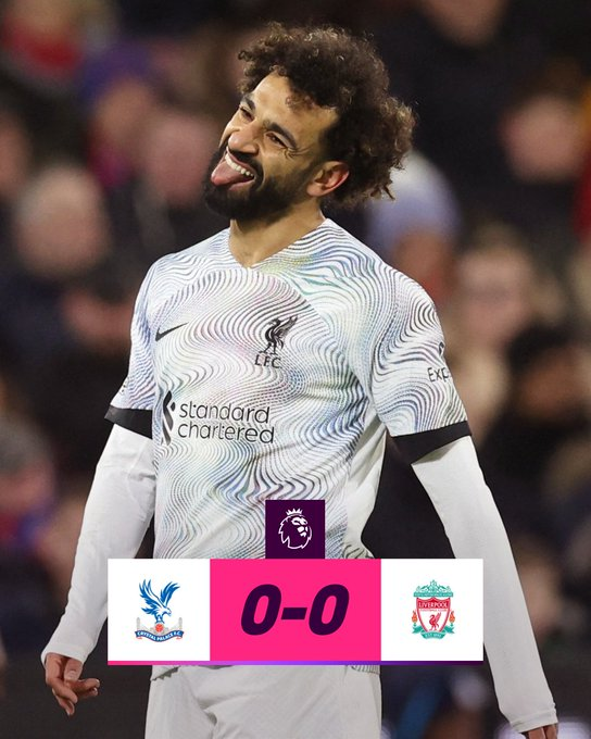 FULL TIME: 0-0
Poor game, but at least its a clean sheet, 1 point gained, up to 7th.

#CRYLIV #LFC🔴 #LFCFans #PremierLeague