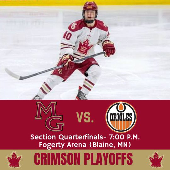 🍁GAMEDAY! 🍁
After the long wait, the Crimson are up against the Orioles in the Section Quarterfinals! 

Online tickets can be purchased through this link: 
vancoevents.com/us/events/land… #WeAreCrimson #FearTheLeaf