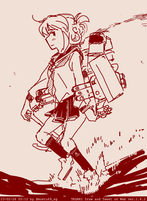 電ちゃん #tegaki_dt 